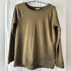 Olive Long Sleeve Women's Top